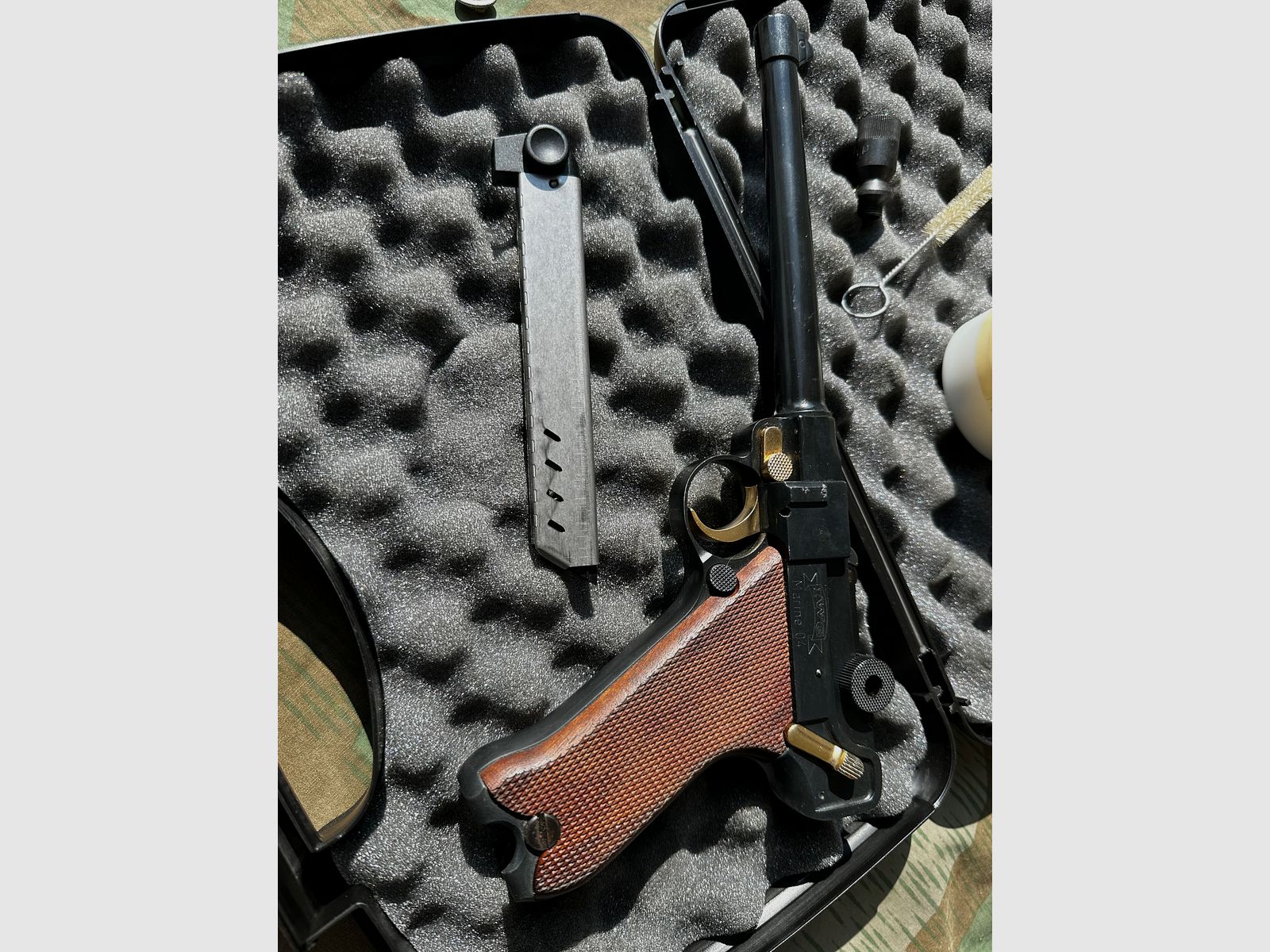 Luger 04 Marinepistole 1. Weltkrieg 8mm gas pistol, imagen 3 de 8