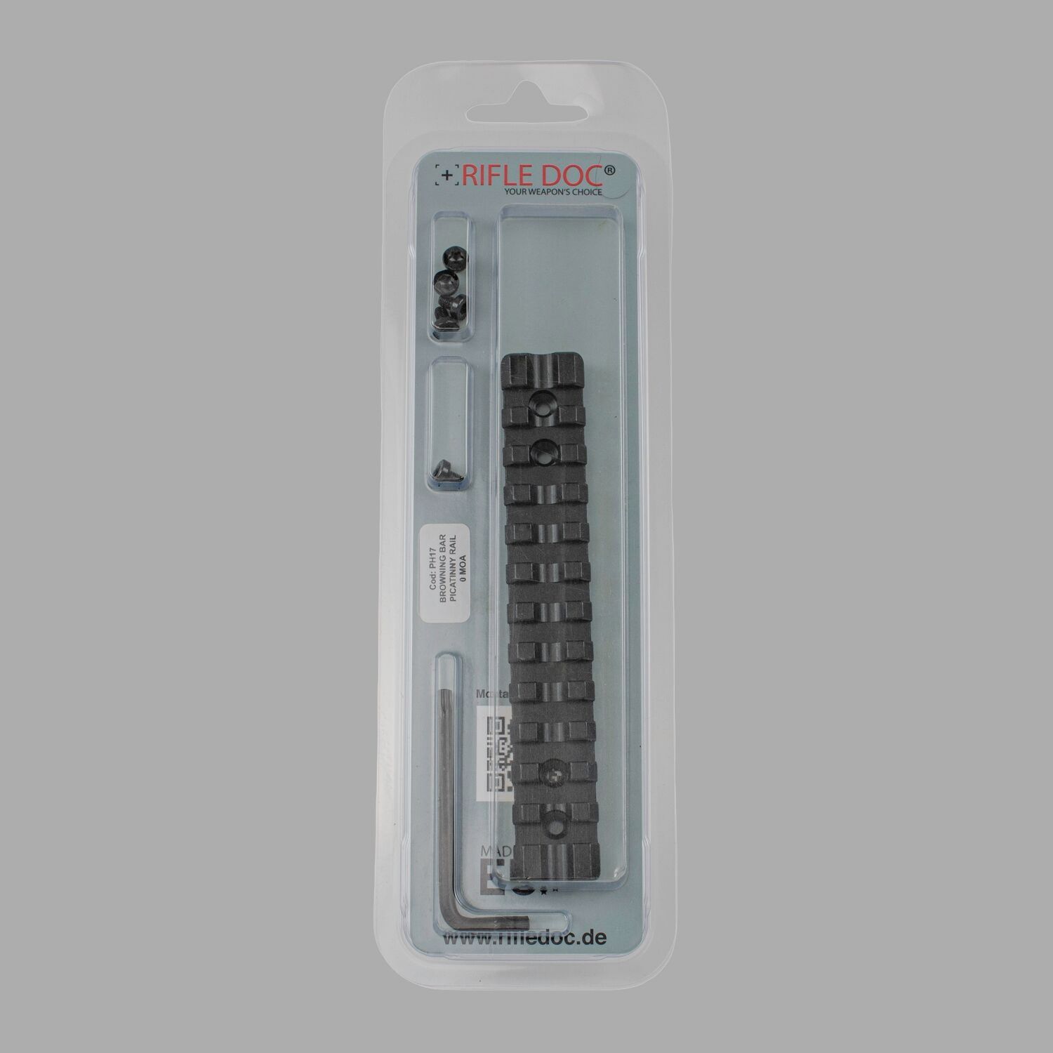 Rifle Doc Picatinny Weaver STEEL rail for BROWNING BAR | WINCHESTER SXR VULCAN | FABARM IRIS