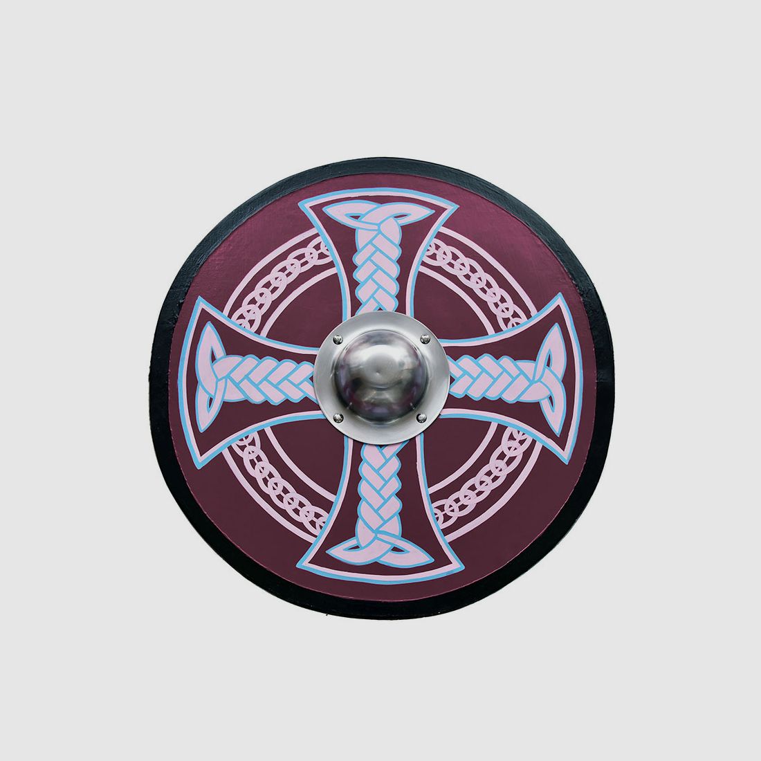 Viking shield with Celtic cross