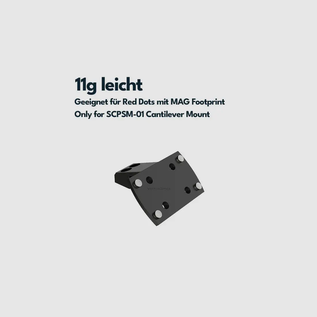 Vector Optics SCPSM-01 RUM Cantilever Picatinny Riser Mount, Bild 3 von 5