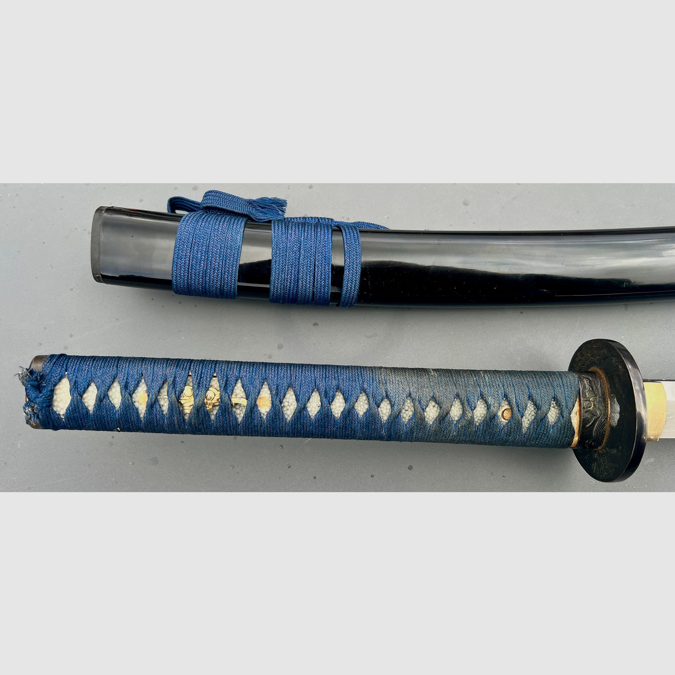 Dernière légende Mikusa 4000 Katana — 73 cm Nagasa / lame différentiée pliée / rare de collection (pas Hanwei / Paul Chen Cold Steel Tozando Nosyudo Minosaka Kaneie Yoshindo Yoshihara) Bugei Citadel première Oni Forge, image 7 sur 10