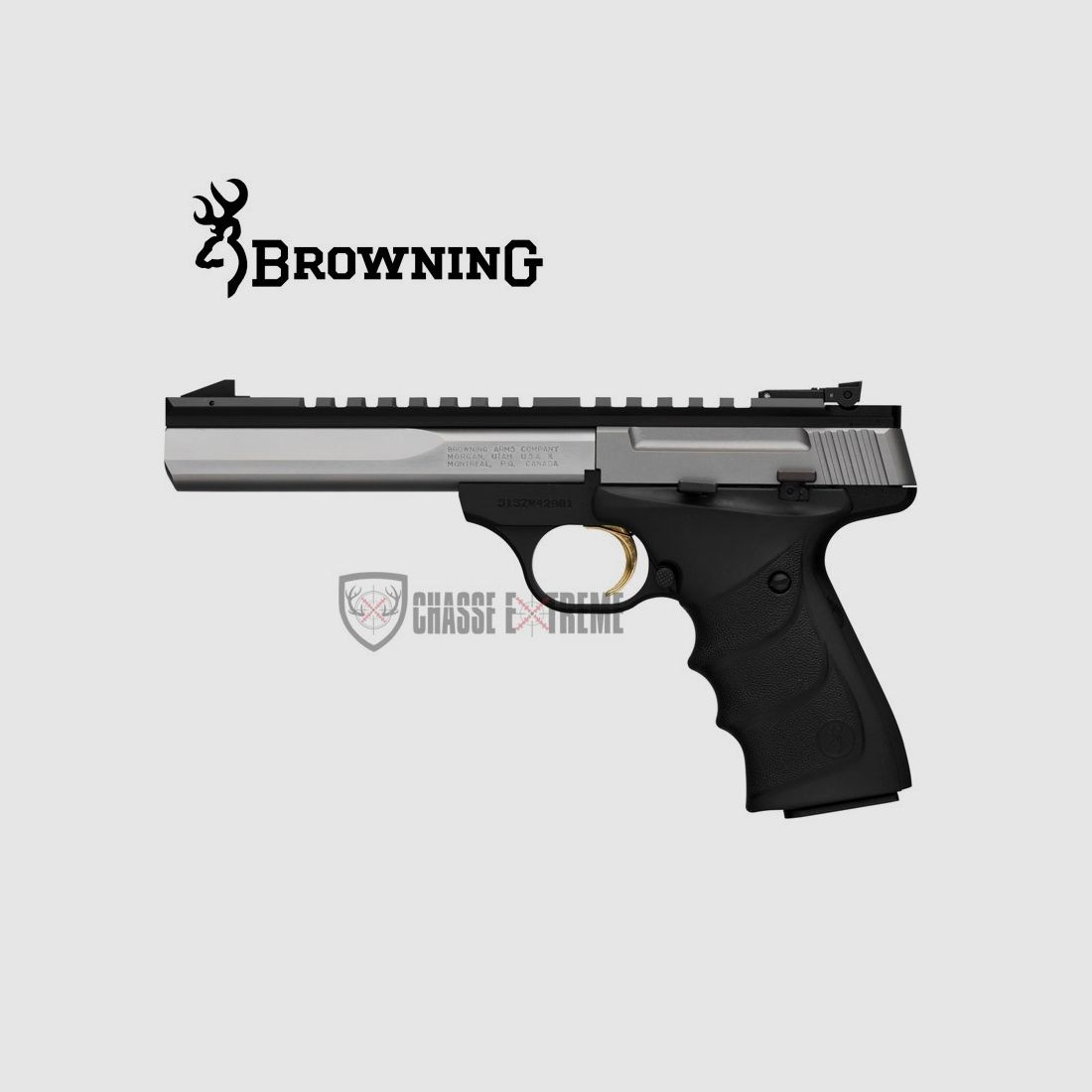 Pistole BROWNING Buck Mark Contour Stainless Urx Kal. 22lr, Bild 2 von 2