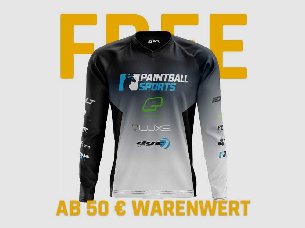 Paintball Sports PRO Jersey - TOURNAMENT Edition (schwarz/weiss)