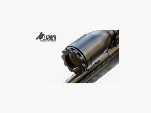 Nauwkeurige jacht sluitkap met glazen klemhuls groot vanaf 62mm