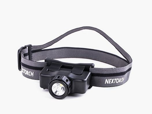 Lampe frontale LED NEXTORCH Max Star 1200 Lumen en noir portée lumineuse 200m