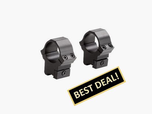 Sun Optics USA anillos prismáticos de 1" (1 pulgada) Med Torx .22lr