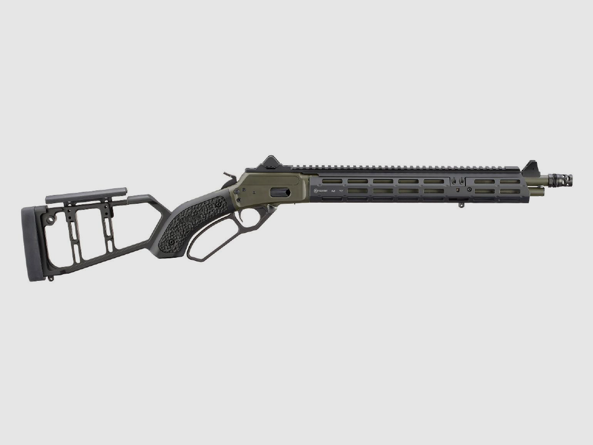 Marlin 1894 Mad Pig Custom .357 Magnum – Canon fileté, OD Green