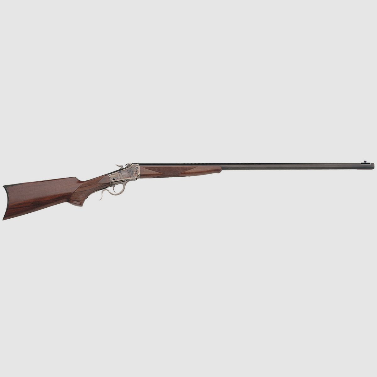 CARA UBER 1885 EINZELSCHUSS NIEDRIGWAND SPEZIAL SPORTGEWEHR .44/40 30" OKTO, Bild 2 von 2