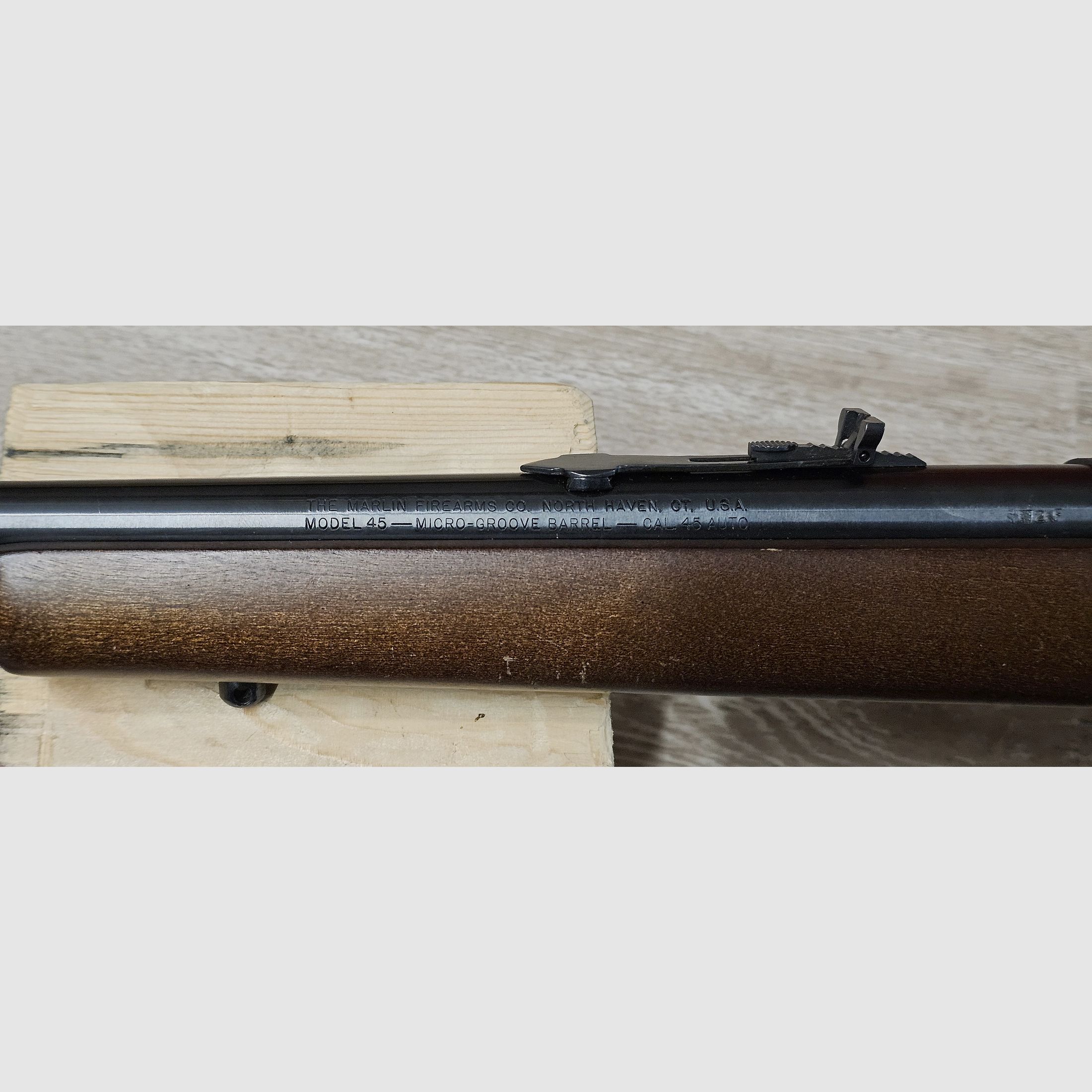 Marlin Mod. 45 Camp Carbine, caliber .45ACP (used) open sights