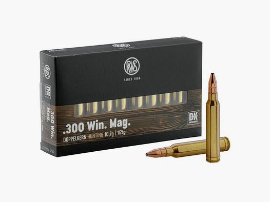 Jagdbüchsenpatronen RWS DK Kaliber 300 WIN