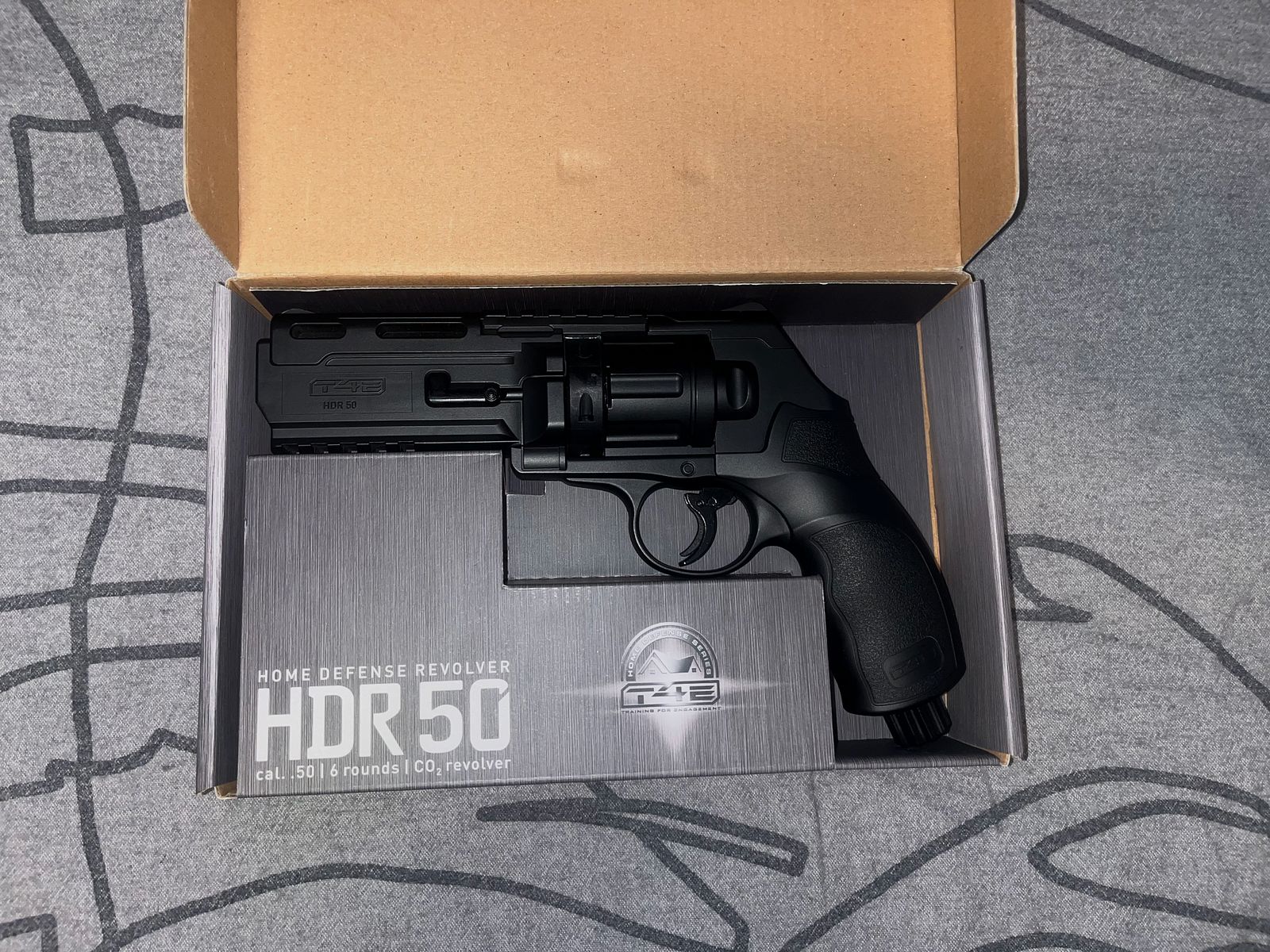 T4E TR50 Gen2 .50 CO2-RAM Revolver Kal. 50 schwarz