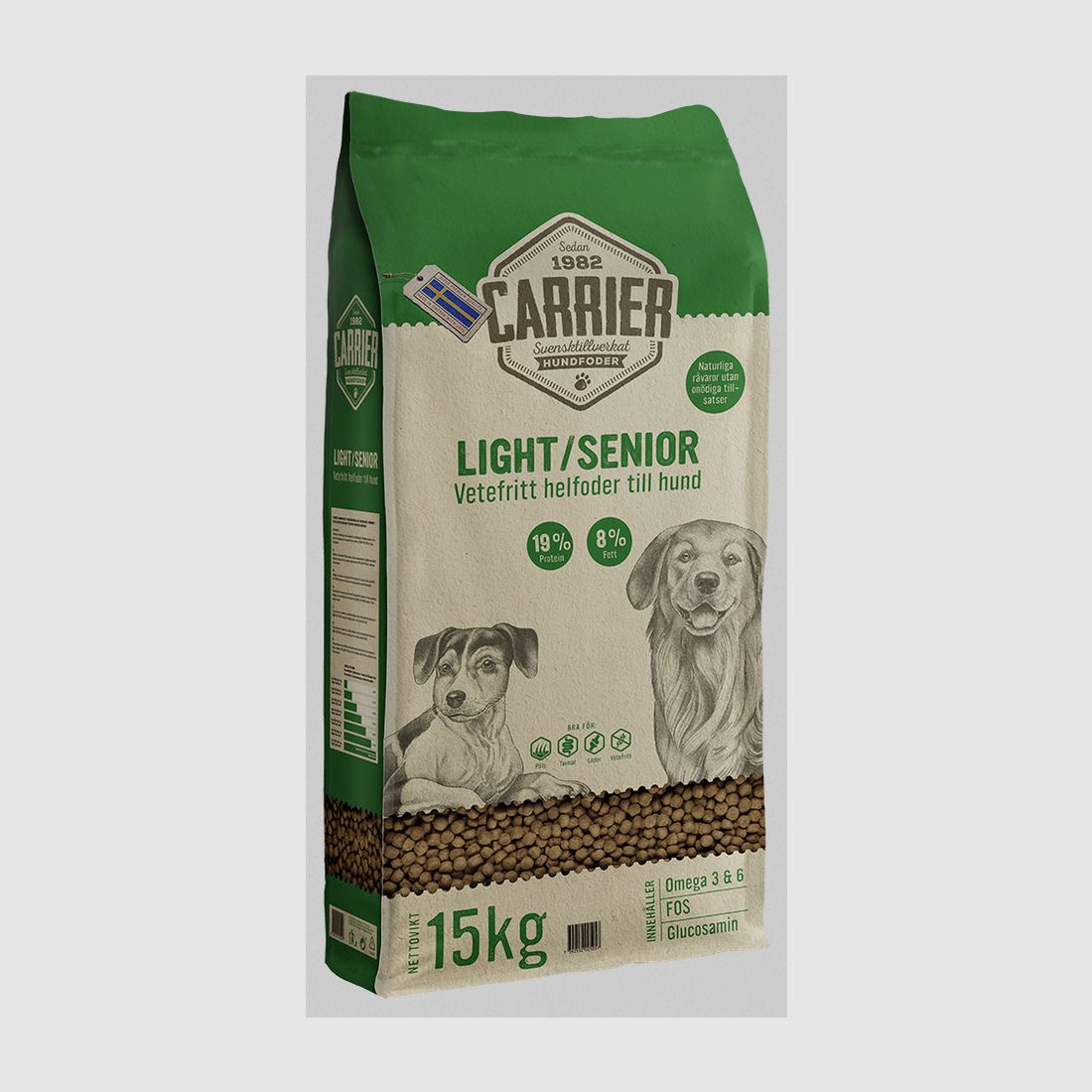 Carrier Hundefutter Carrier Light/Senior 15 kg