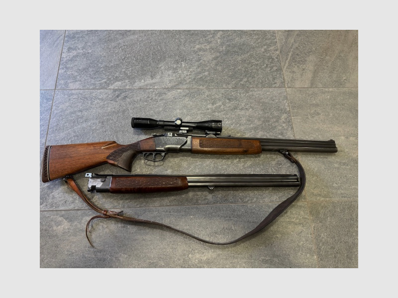 Bockbüchsflinte CZ ZH Kal. 12/70- 7x57R plus Wechsellauf in 12/70