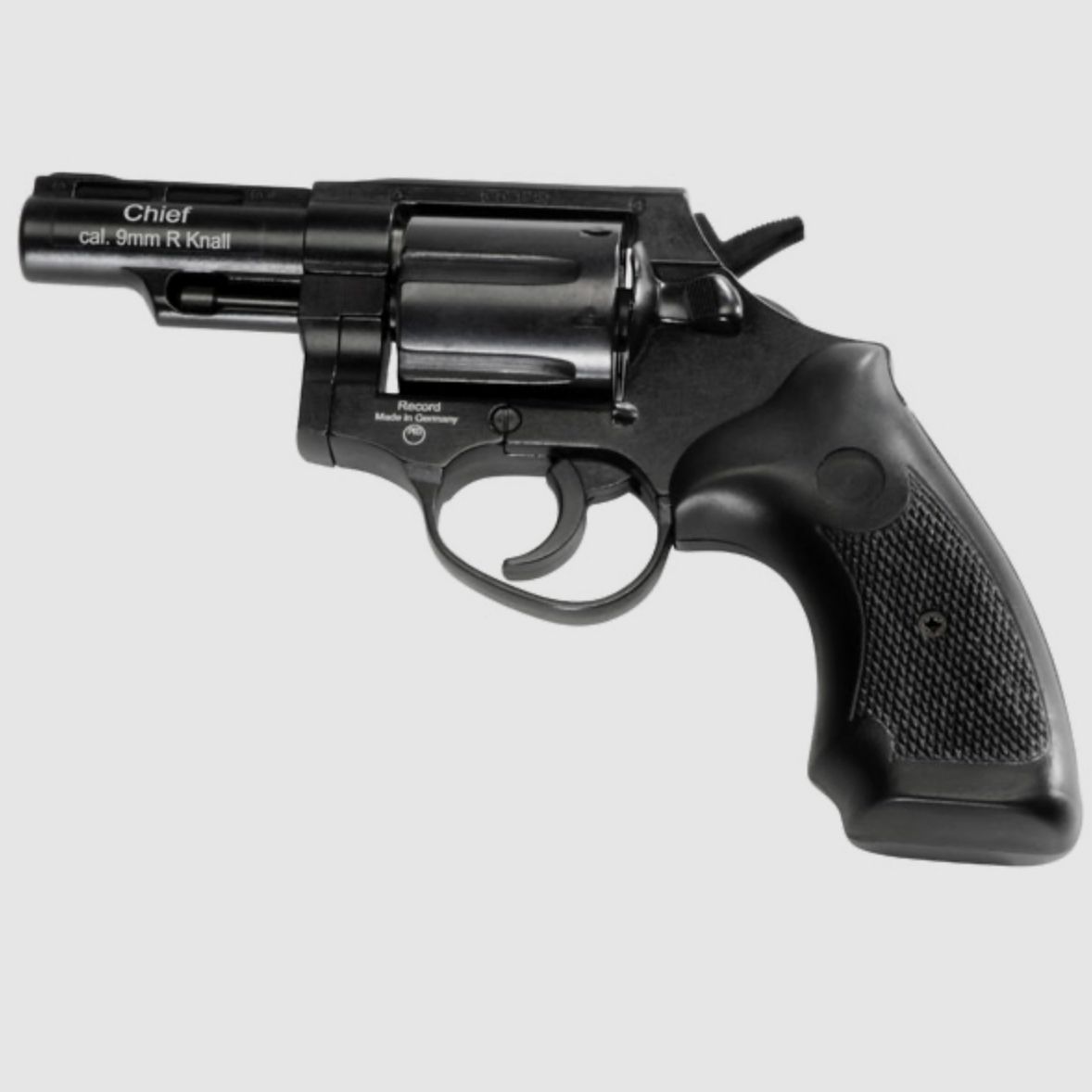 RECORD Revolver Chief 2" blued 9mm R blank firing revolver