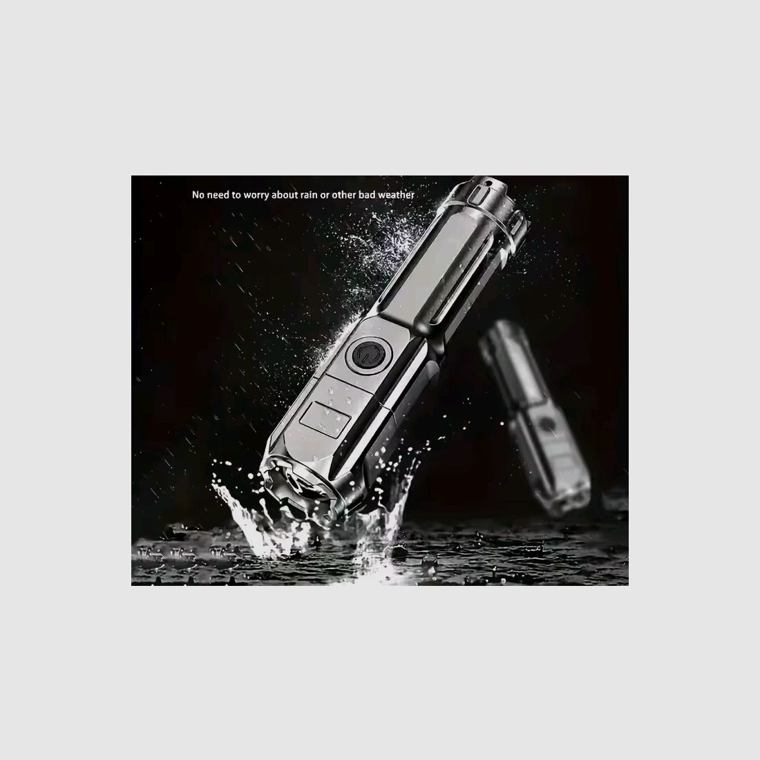 LED Lampe Strobofunktion Outdoor taktische Licht Taschenlampe USB wiederaufladbar