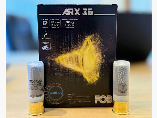 FOB ARX 36 Scatter - 12/70 - 36g - No. 7 (2.5mm) - Lead