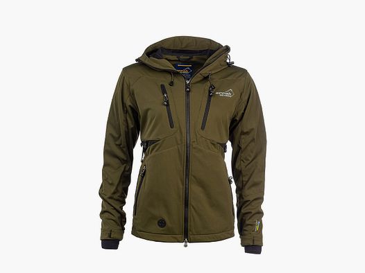 Arrak Akka Softshelljacke Damen Olivgrün - 3XL