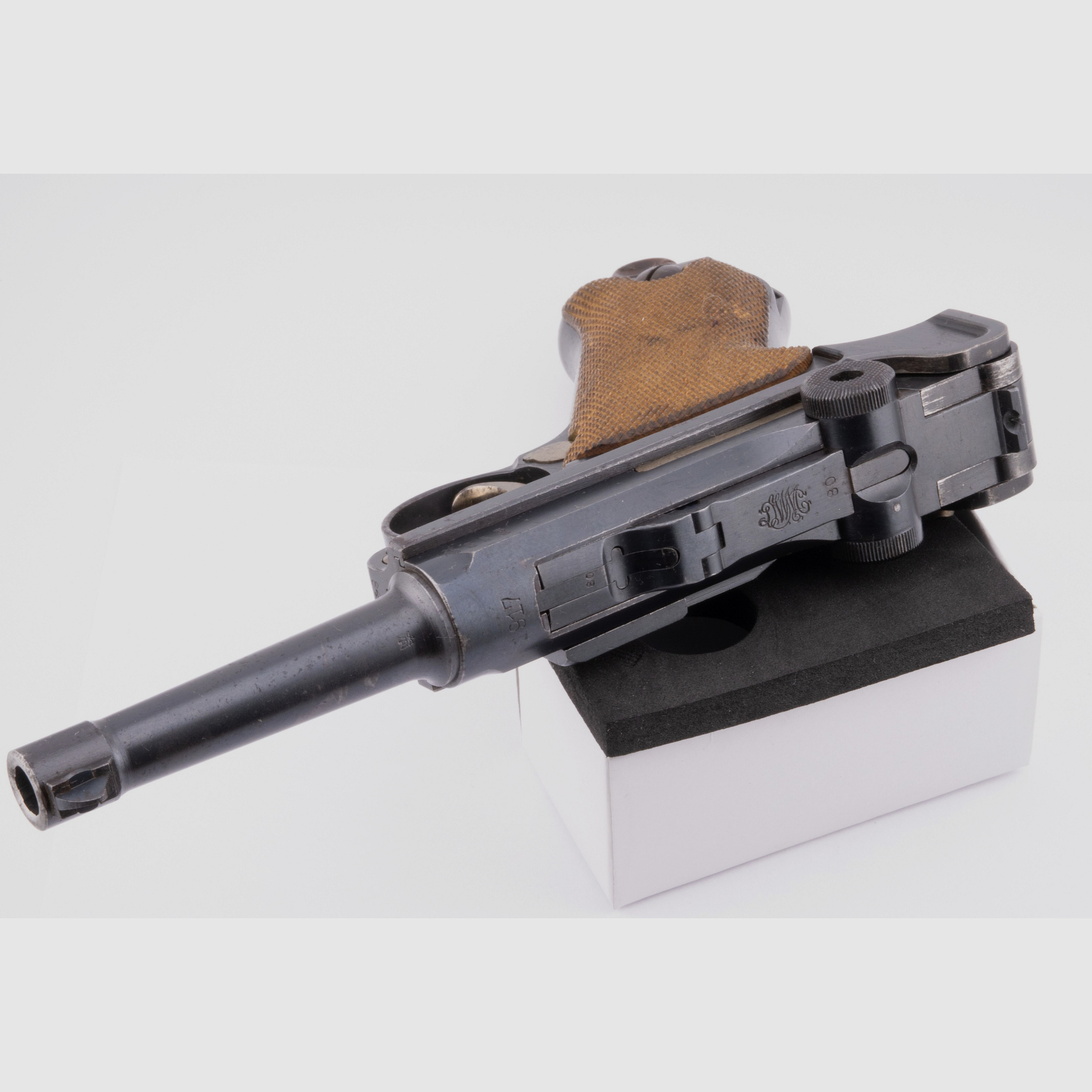 Pistole P 08 9mm Luger DWM 1917 Konvolut mit Tasche 1917
