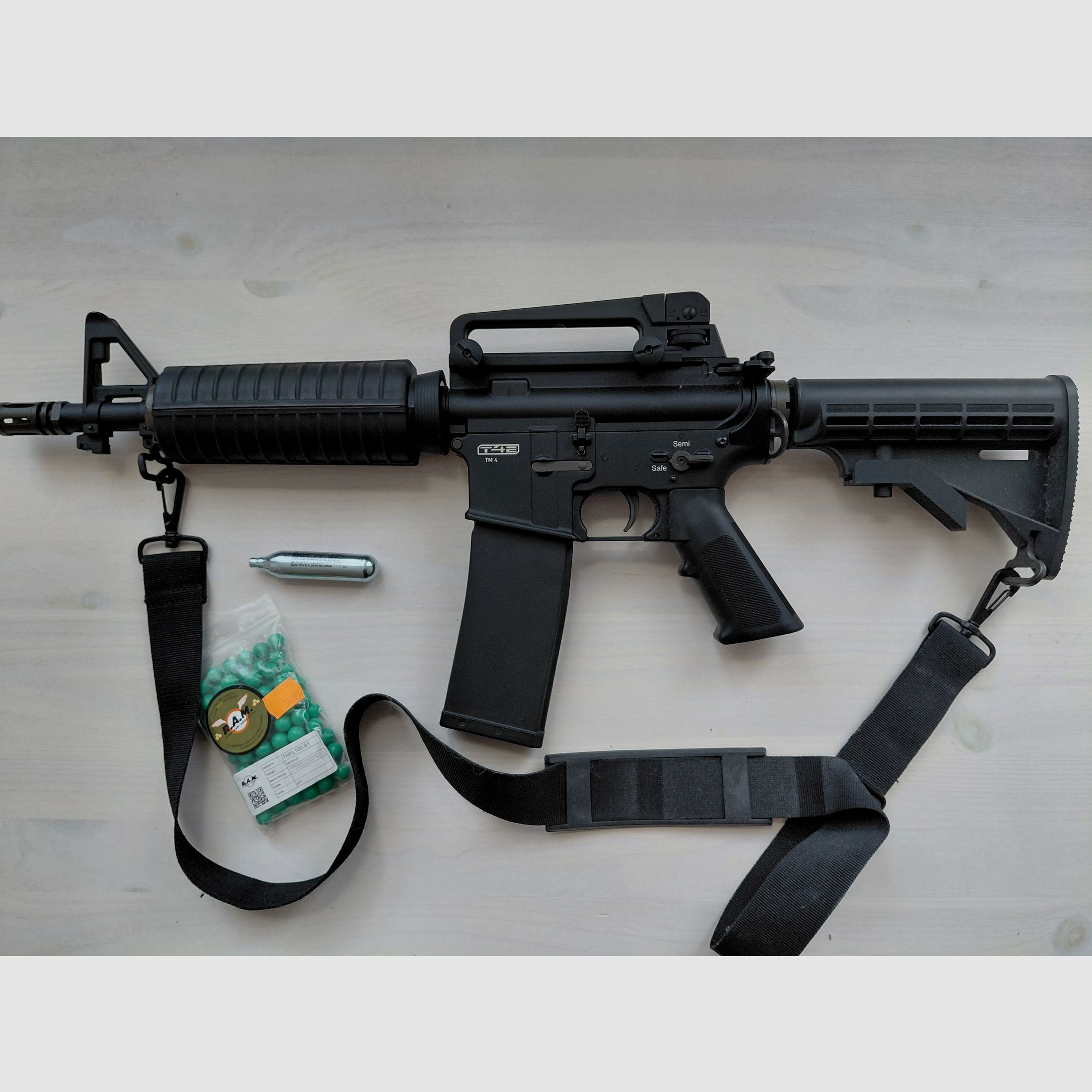 T4E TM4 CO2 RAM Gewehr Kal. 43 schwarz gebraucht