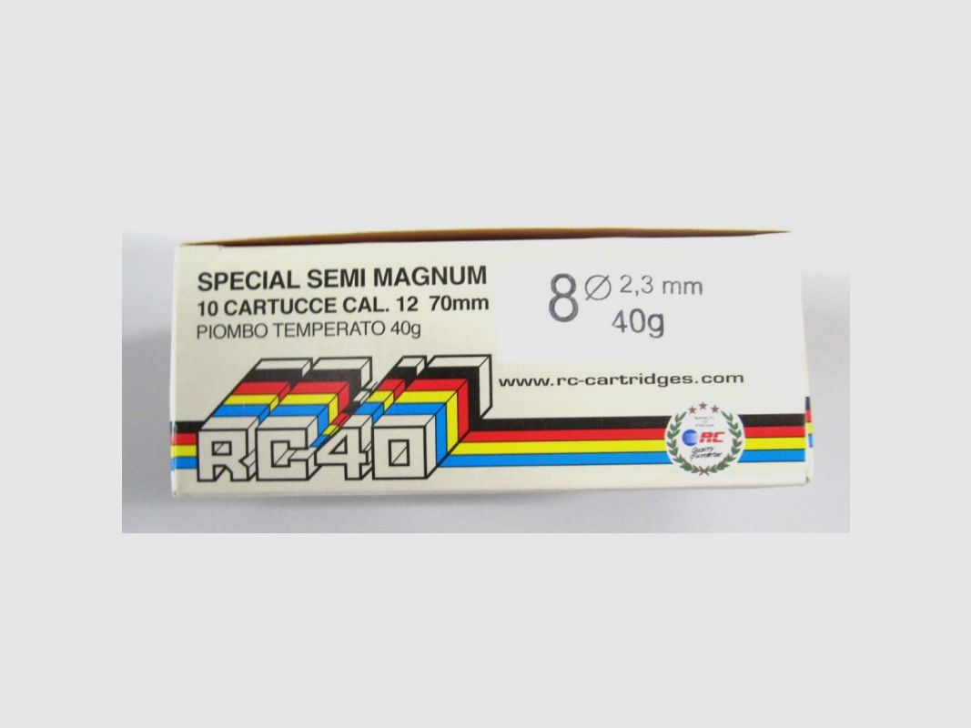 RC12 CARTUCHOS SEMI MAG RC40 PB 8
