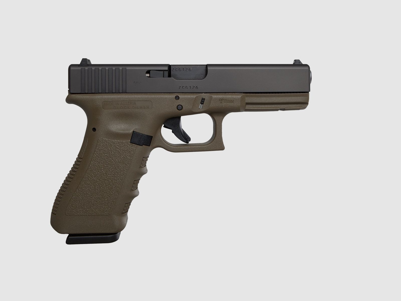 Glock G17 gen3 Olive, image 1 sur 2