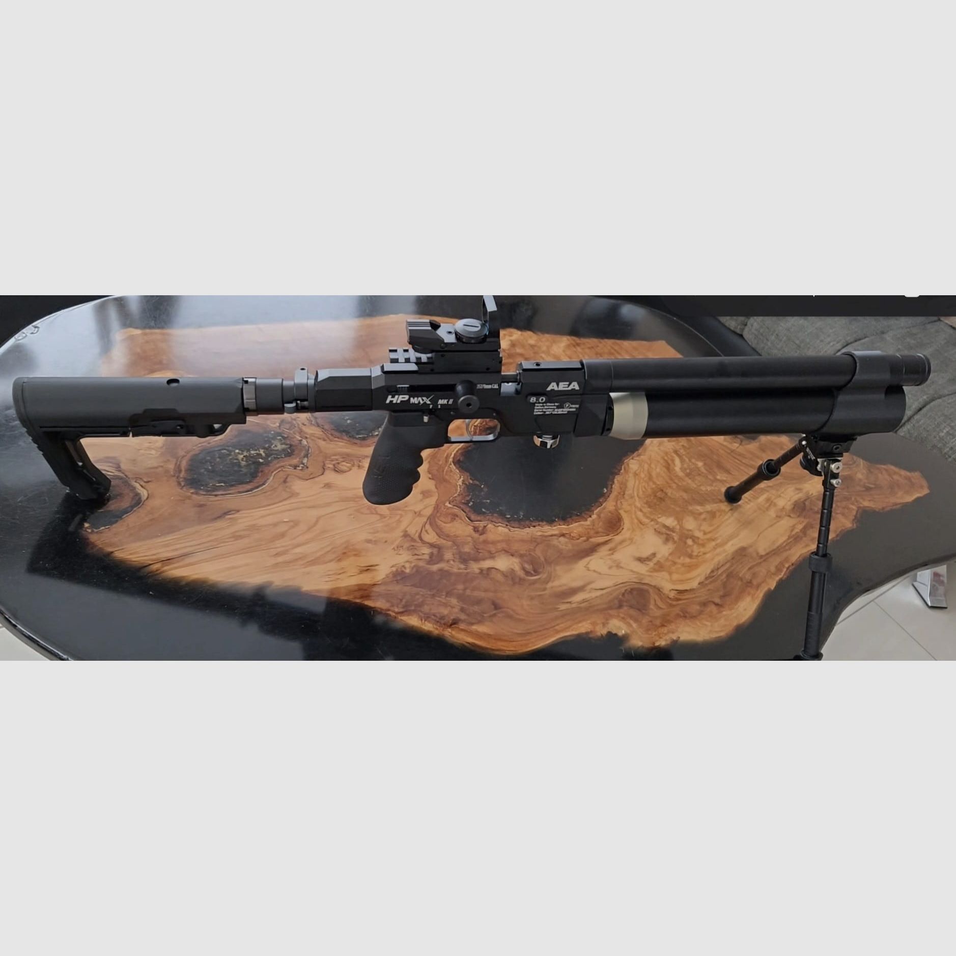 AEA HP MAX MK2 Pump Action, beaucoup d’accessoires dont min 500 cartouches
