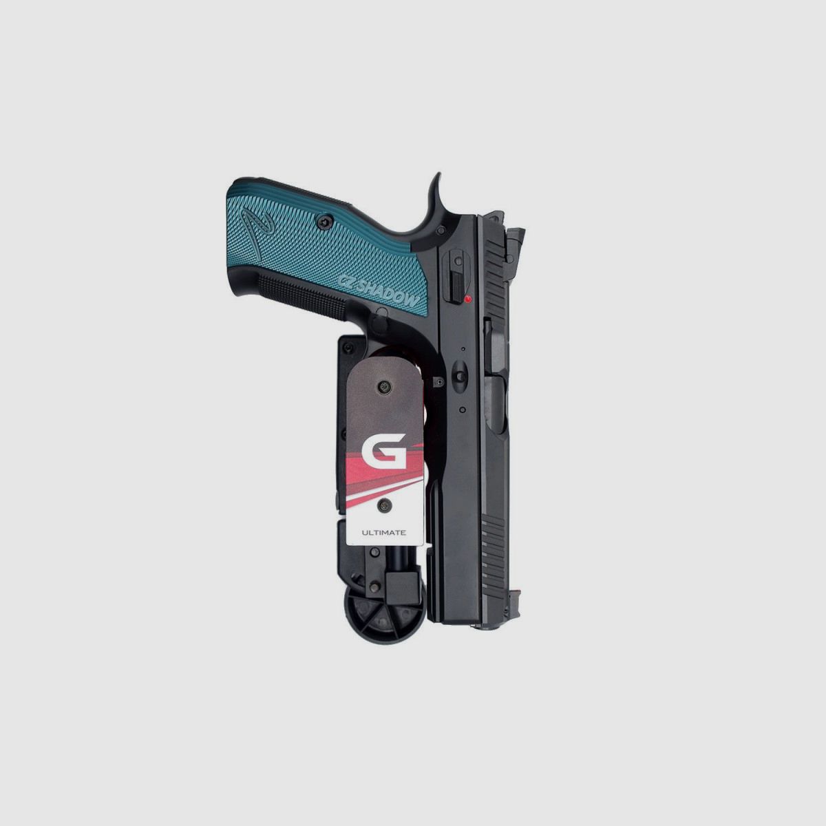 Super Ghost Ultimate Evo Holster Red, Hand version: Left hand, Pistol model: 1911 & clones, image 2 of 3