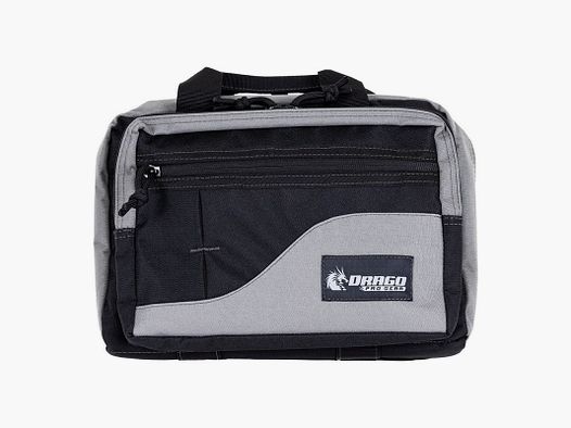 DRAGO PRO GEAR PREMIER DOPPELT PISTOLENKOFFER - SCHWARZ/GRAU