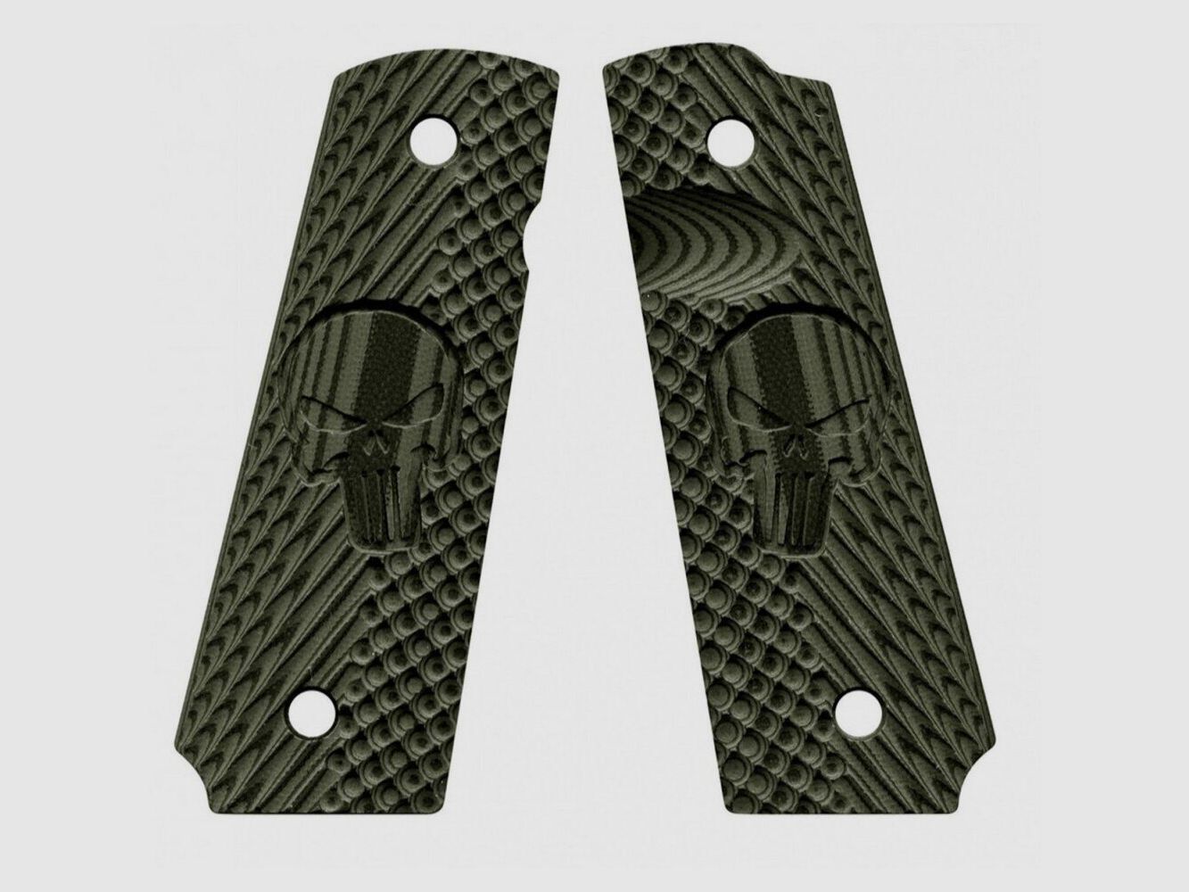 Griffschalen für 1911 VZ Grips CK Operator II – Edition The Punisher Schwarz, Bild 4 von 5
