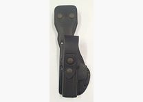 unbekannt Leder Holster P7 von der bayrischen Polizei, schwarz Leder, links