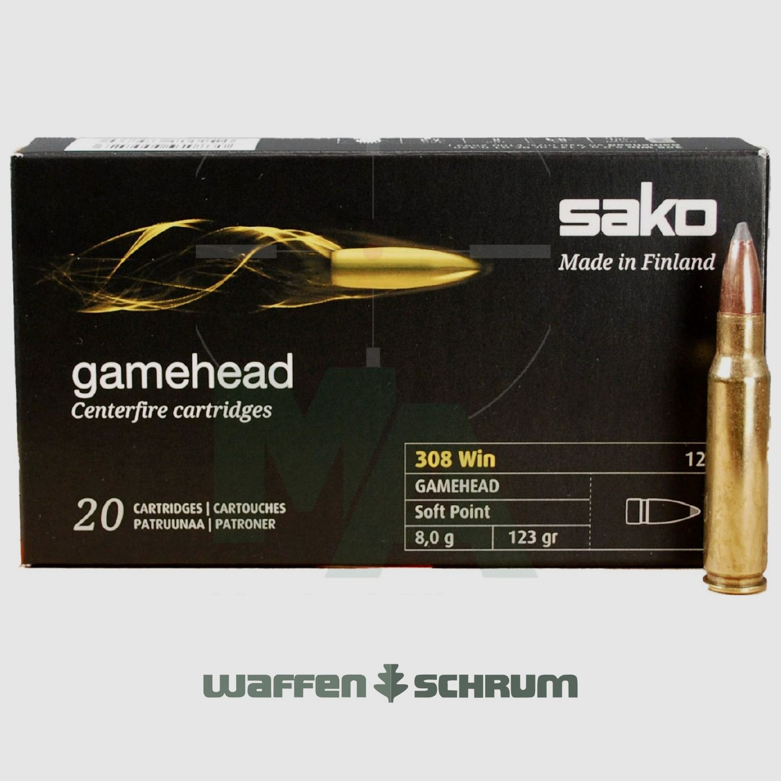 Sako Gamehead SP 8,0g - 123gr .308Win