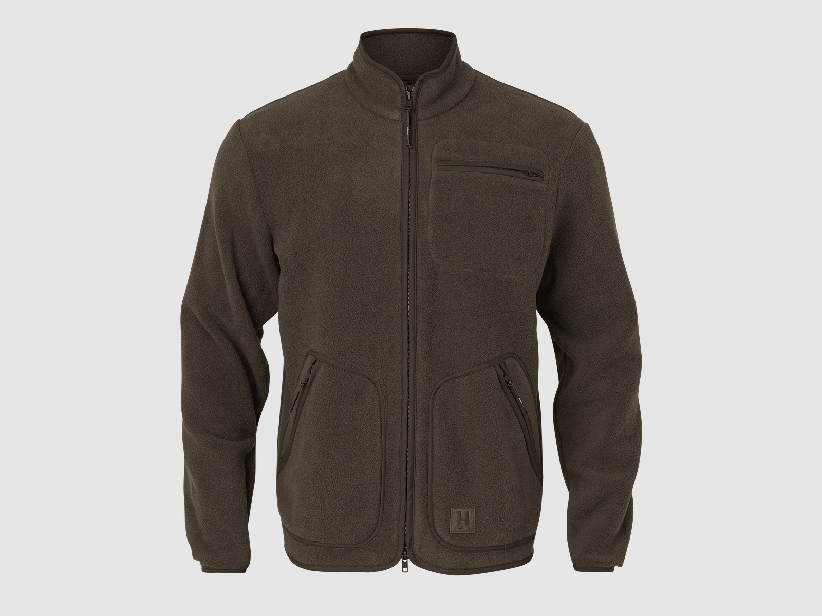 Härkila Torsby Fleece jacket Men Dark Brown XL