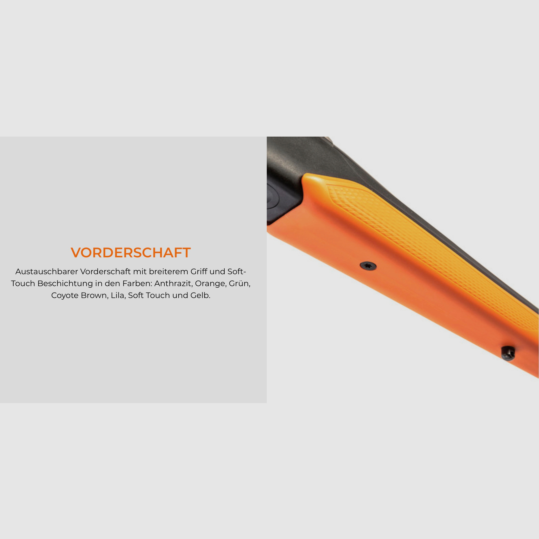 Élément de devant Tikka accessoire large orange T3x