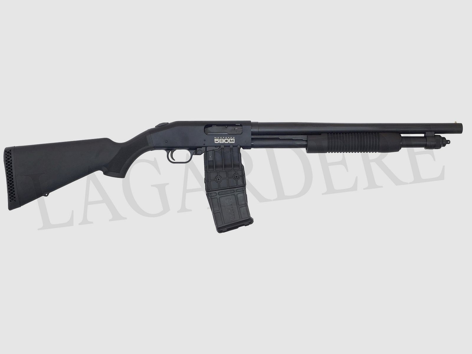 MOSSBERG 590 M ABNEHMBARER MAGAZIN (VORDERSCHAFTREPETIERFLINTE)