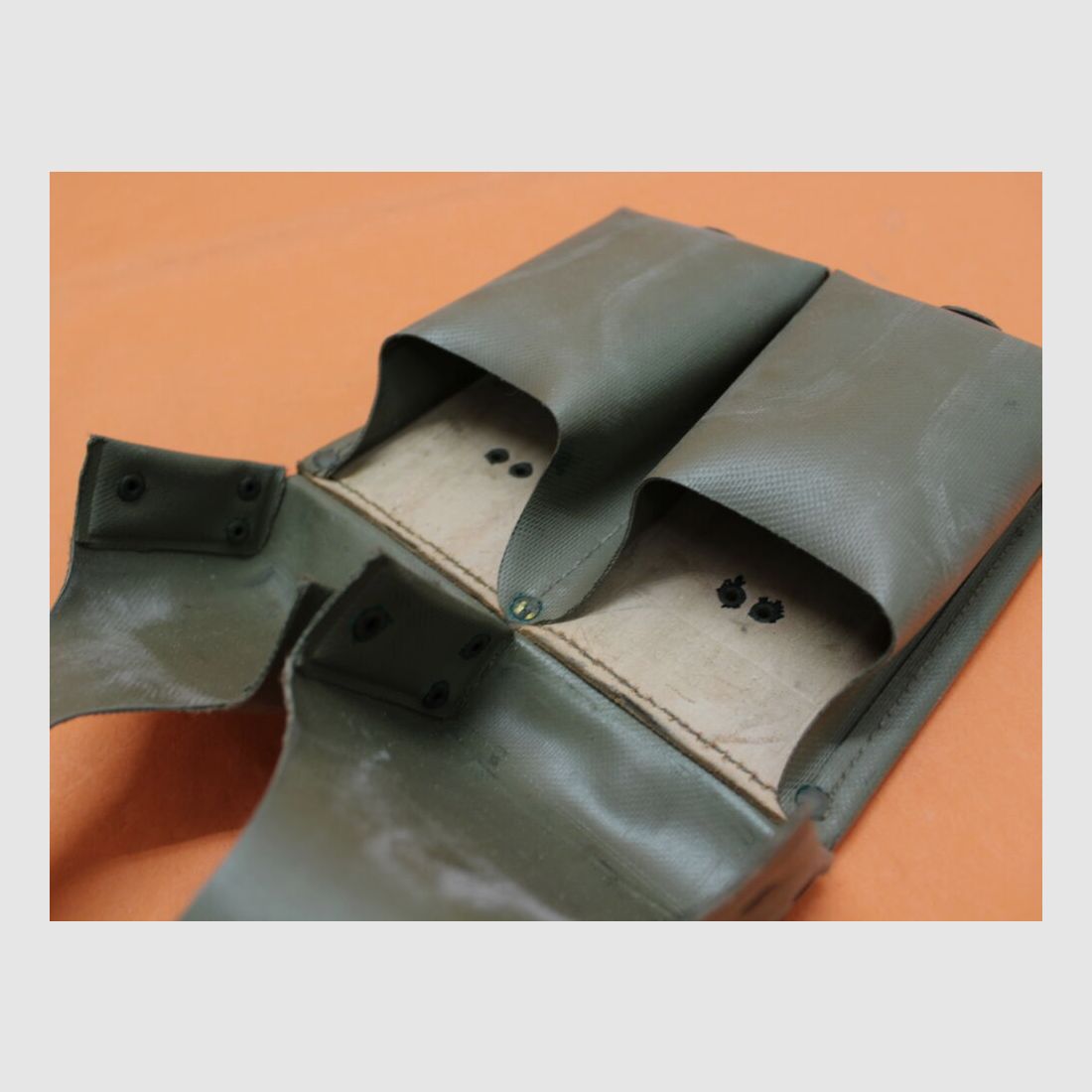 BUND SURPLUS Heckler&Koch HK G3: Magazine Pouch BUND (8465-12-120-8765) Layered Fabric Olive