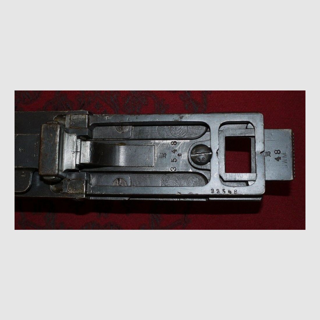 German weapons and ammunition casing cover MG08