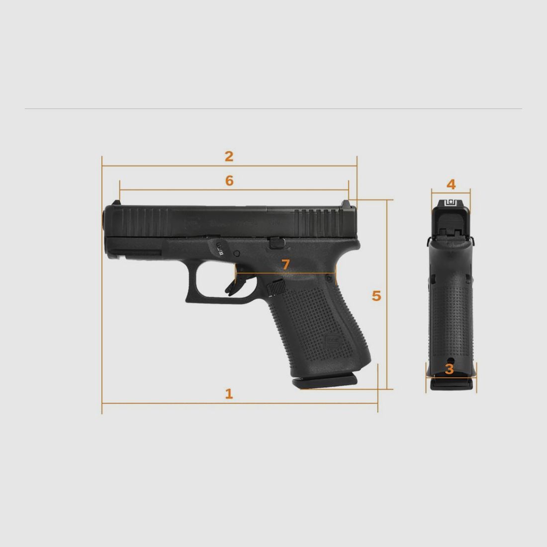 Glock 19 Gen 5 M.O.S., Bild 4 von 5