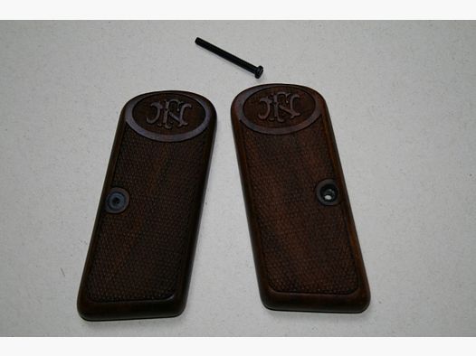 Plaquettes bois quadrillées pour pistolet Browning 1910