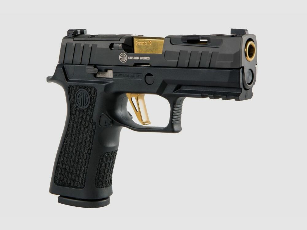 Sig Sauer SIG SAUER P320 XCarry Spectre Zwart-Goud + ROMEO-X PRO Rood Punt | 3 MOA - 9 mm Luger