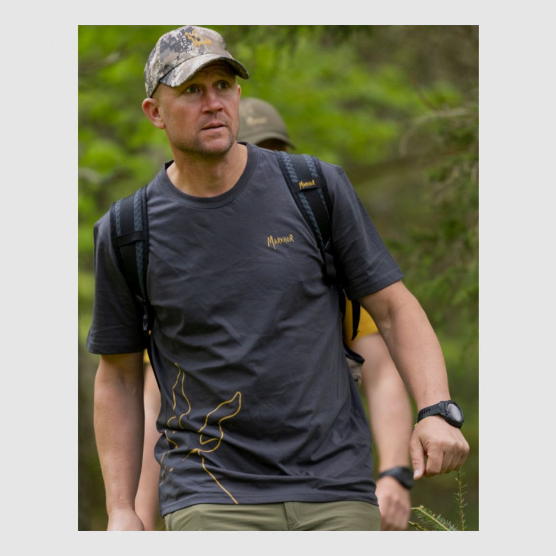T-SHIRT MC MARKHOR ICONIC ANTRACITE, Bild 3 von 3