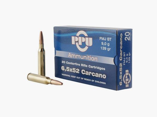 PRVI CARTUCHOS 6,5 CARCANO 139 G 264