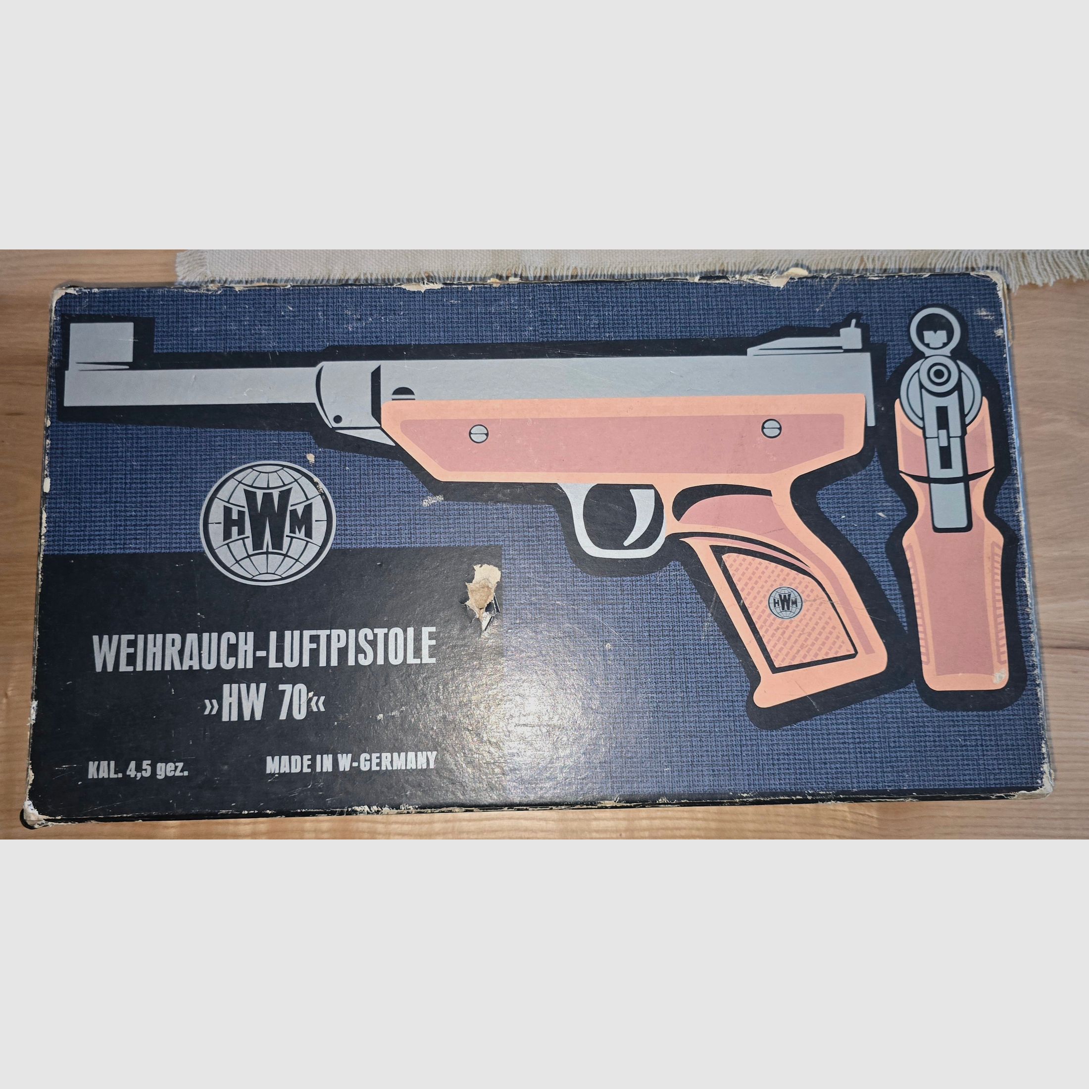 Luftpistole inklusive OVP Weihrauch HW 70 w.NEU