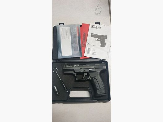 Walther P99 Commando schwarz black Schreckschuss Pistole SRS GAS 9mm PAK Umarex P 99