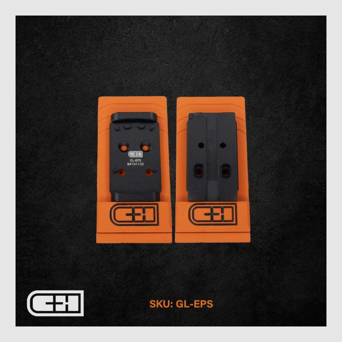 C&H Precision V4 MIL/LEO Adapter Holosun EPS / EPS Carry Fits GLOCK MOS