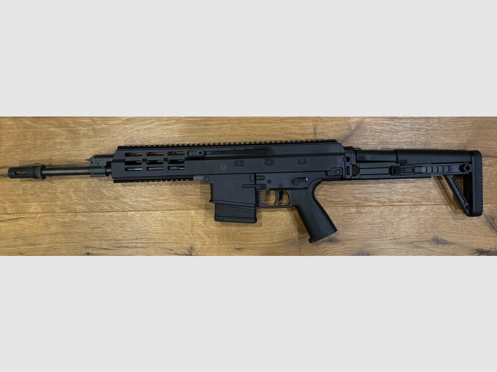 Brügger & Thomet APC308 PRO Carbine mit optionalem RBS QDM Schalldämpfer