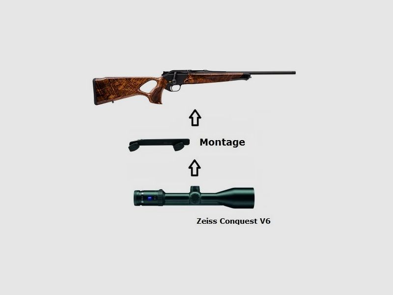 Blaser R8 Success + Zeiss V6 2.5-15x56 M + Mount + ... / Complete package