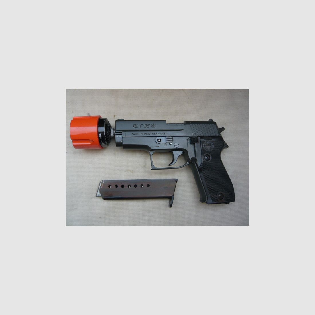 Pistolet GECO Mod. P 35 en cal. .35 comme neuf