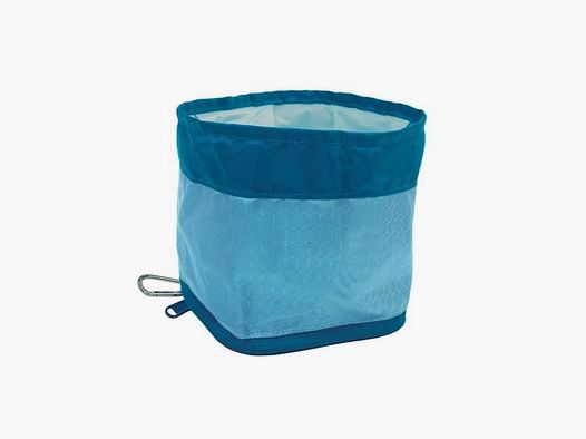 Kurgo Zippy Rejseskål Blå 1,4 Liter - Med Lynlås