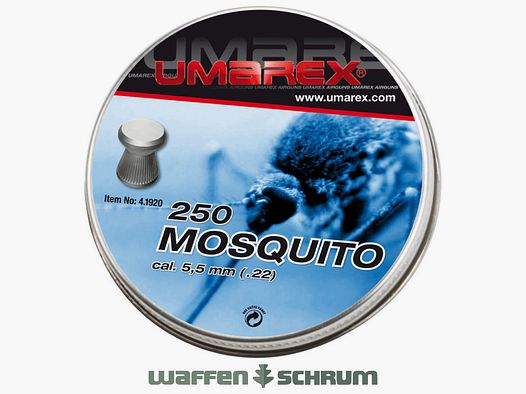 Diabolo Mosquito 5,5mm (.22) puszka 250 szt. płaska głowa