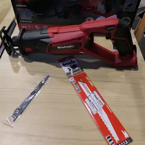 Säbelsäge Set elektrisch + Batterie Einhell TE-AP 750 zum Zerlegen von Wild, Bild 1 von 4